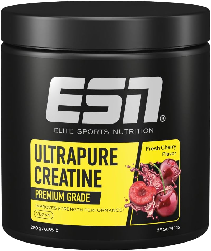 Detalle de ESN Créatine monohydrate ultra pure 500 g (142 portions) – poudre microfine neutre, végétalienne