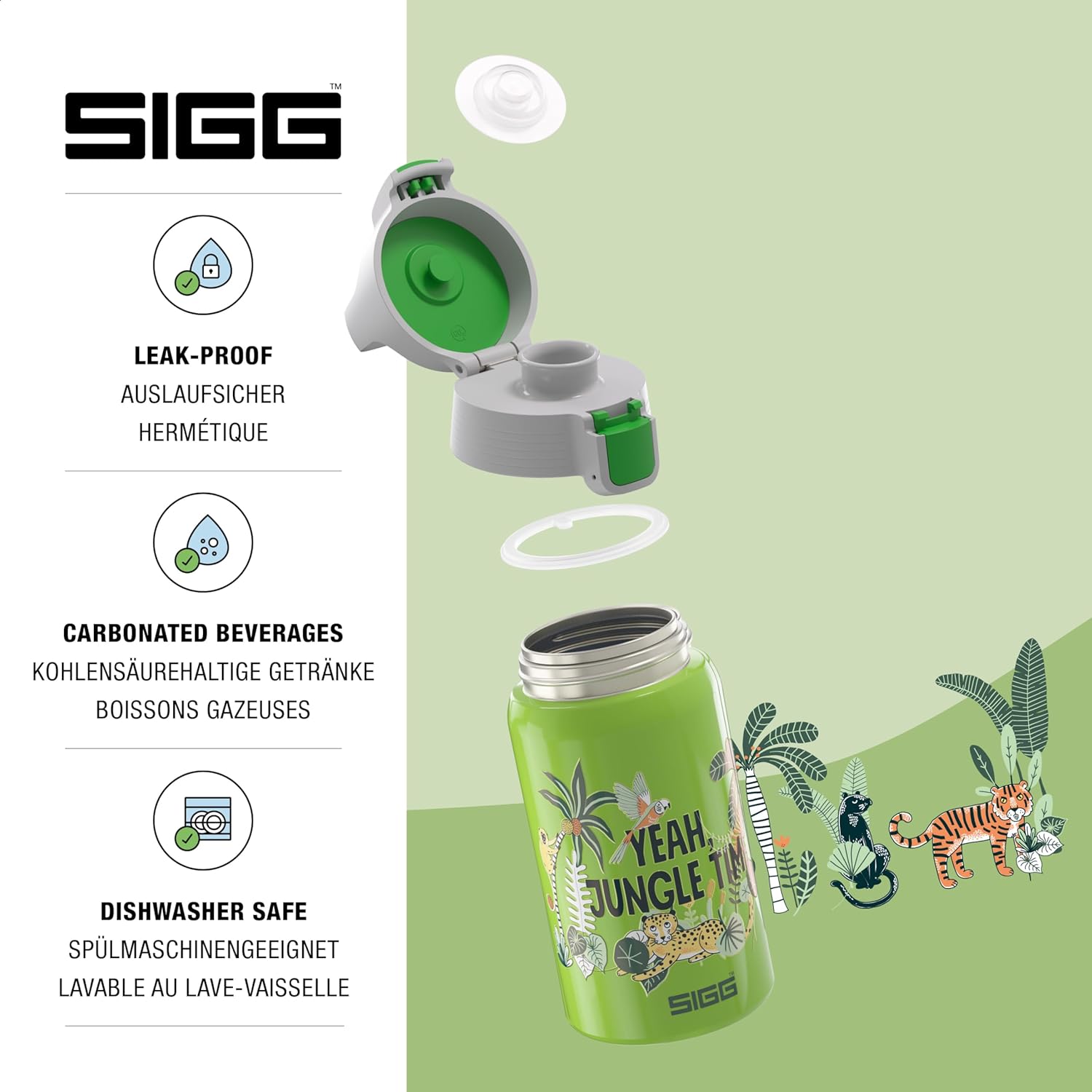 Thumbnail 2 de Sigg Shield One Cantimplora infantil 0,5 L acero inoxidable 🥤