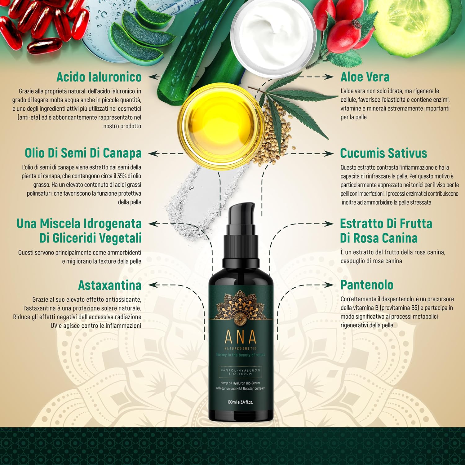 Thumbnail 4 de ANA Siero acido ialuronico 100 ml