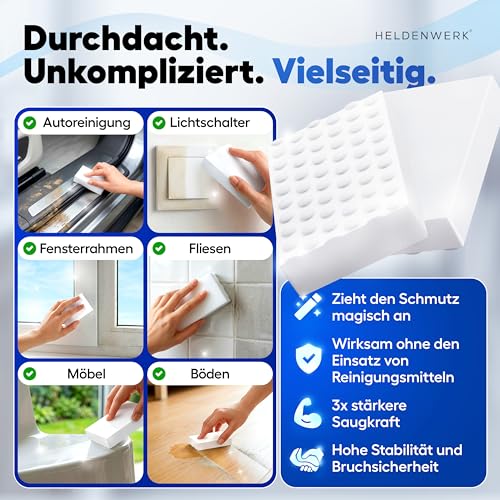 Thumbnail 2 de HELDENWERK Schmutzradierer Schwamm 18+2 Extra Premium Set