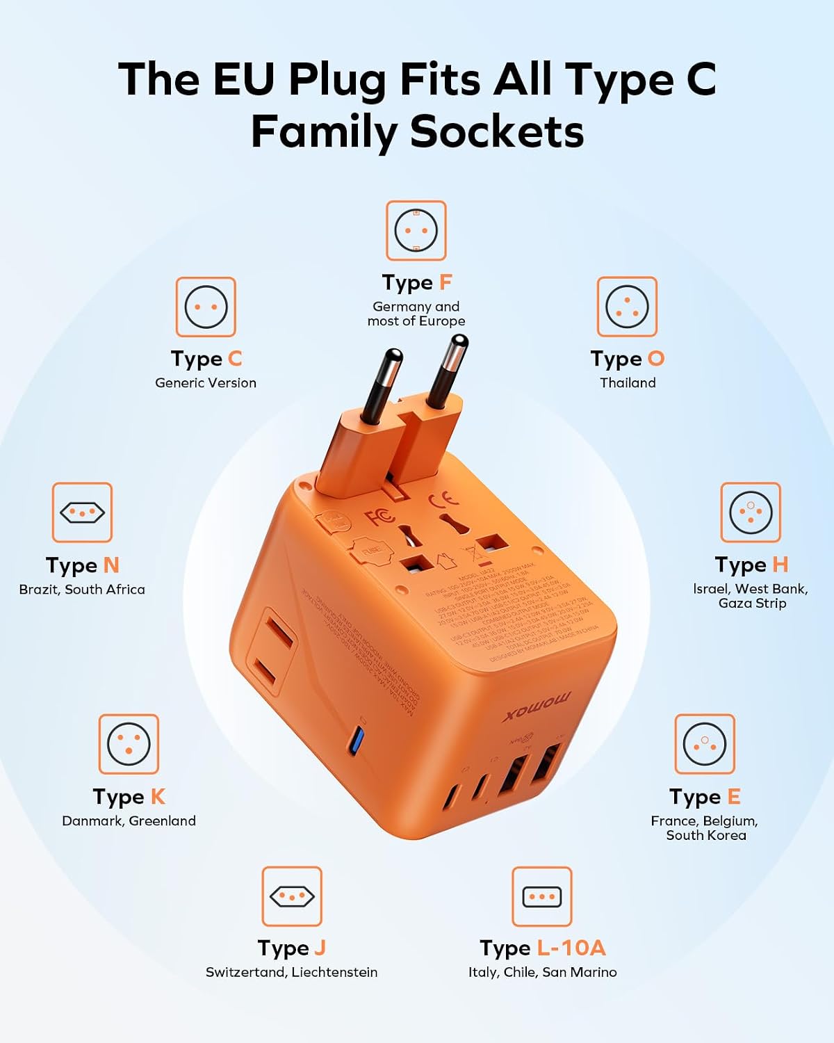 Thumbnail 6 de MOMAX Universal Travel Adapter 70W