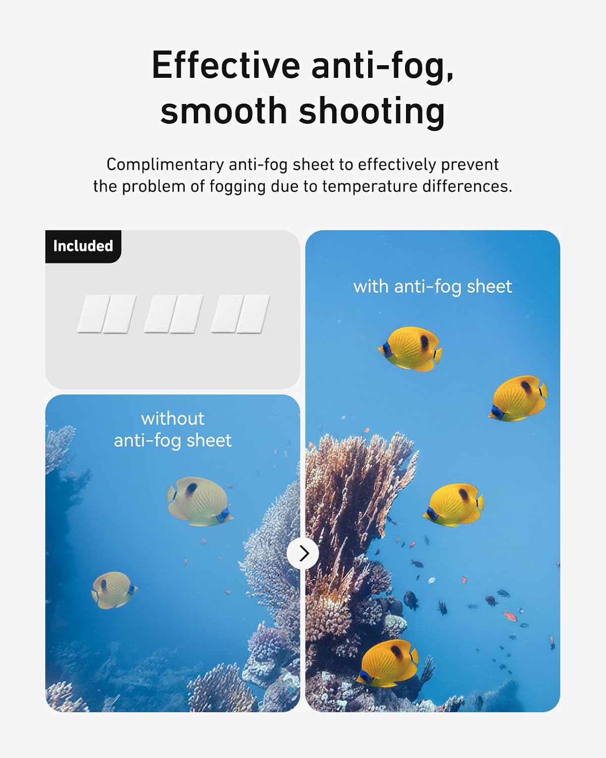 Thumbnail 4 de TELESIN Anti-Fog Waterproof Case for DJI Osmo Action 6: 60m/196ft Underwater Housing