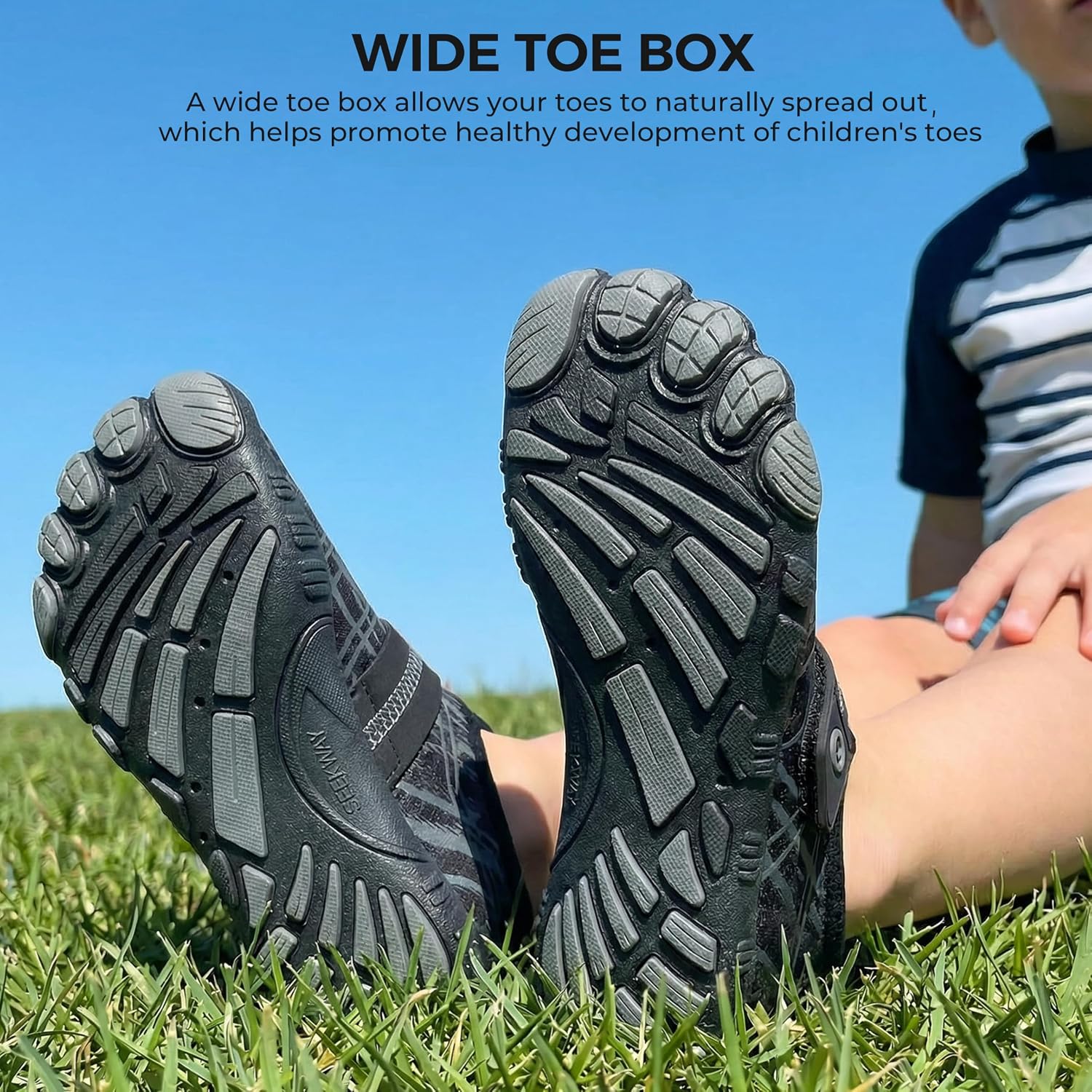 Detalle de SEEKWAY Kids barefoot water shoes