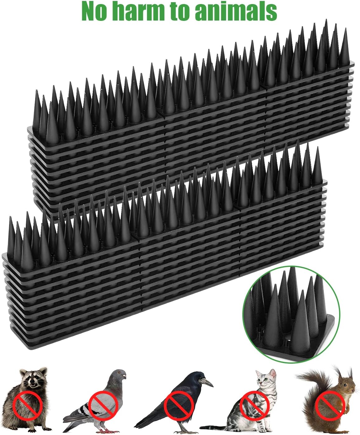 Thumbnail 2 de XDQQ Pic Anti Pigeon 5,7 m – Kit de 20 piques anti-pigeons pour balcon en ABS haute résistance