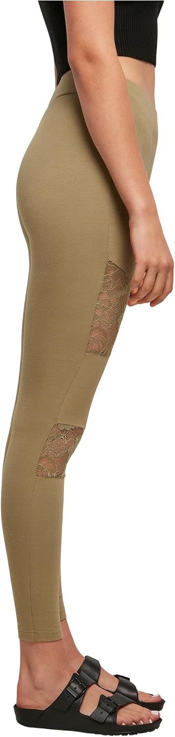 Detalle 2 de Urban Classics Damen Laces Inset Leggings