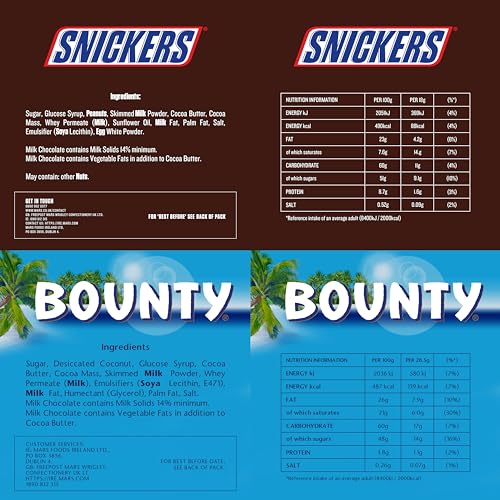 Thumbnail 2 de Mars Mixed Milk Chocolate Fun Size Variety Bulk Party Bag – 71 Bars (1425g)