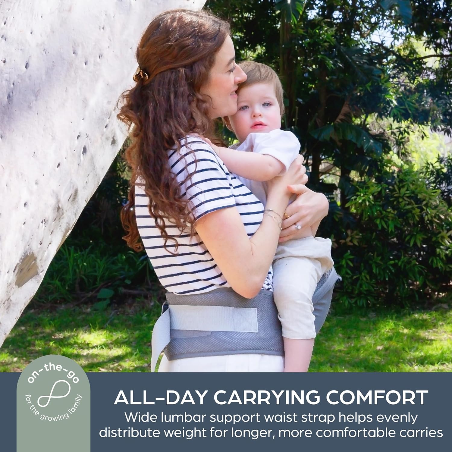 Detalle de Dreambaby Elevate 6-in-1 Baby Carrier and Hip Seat