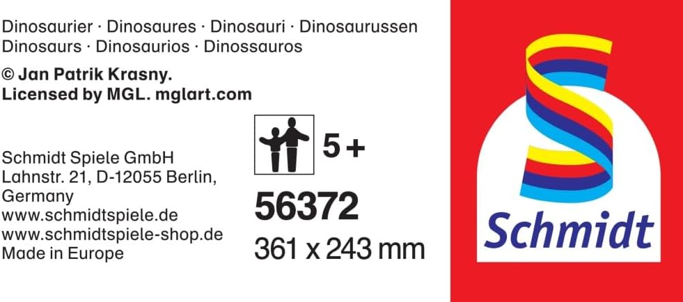 Thumbnail 1 de Schmidt Spiele Dinosaurier 60 Teile Puzzle