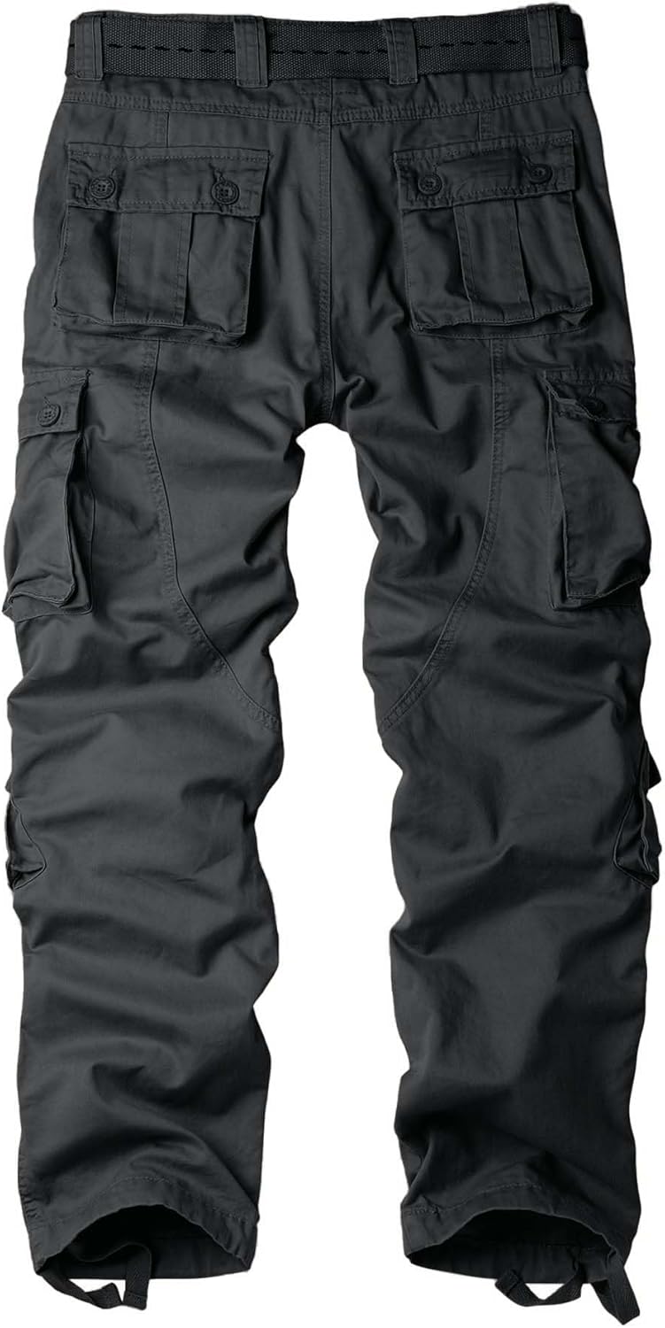 Thumbnail 3 de Jessie Kidden men’s combat camo cargo trousers (combat camo / tactical work pants #7533)