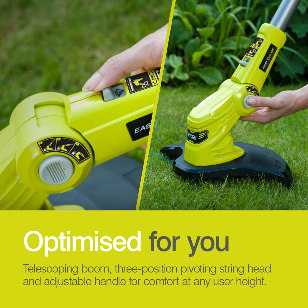 Thumbnail 6 de Ryobi OLT1832 ONE+ Cordless Grass Trimmer – 25–30 cm Adjustable Width, 18 V (Zero Tool)