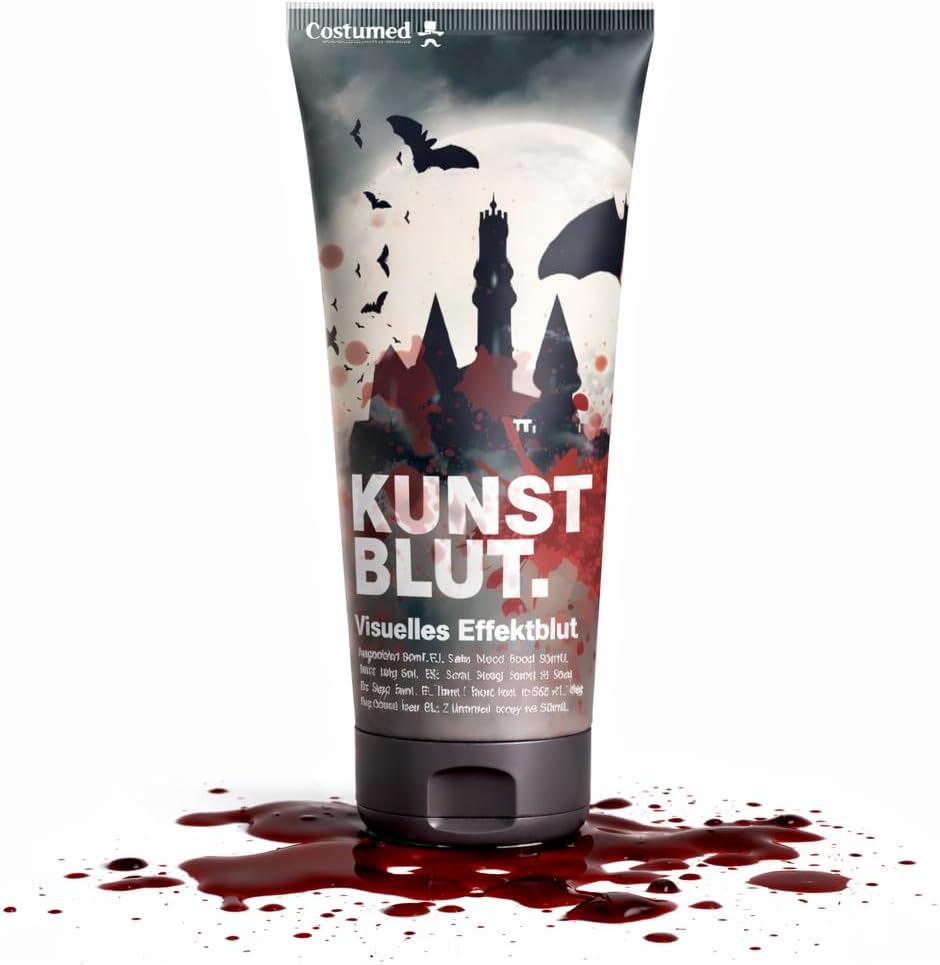 Detalle de Costumed TK39331 flytande fejkblod, 50 ml för smink och utklädnad
