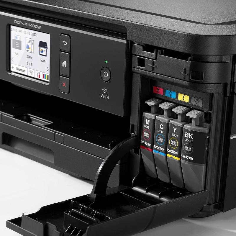 Detalle 2 de Brother DCP-J1140DW: impresora multifunción color con conectividad WiFi y pantalla táctil