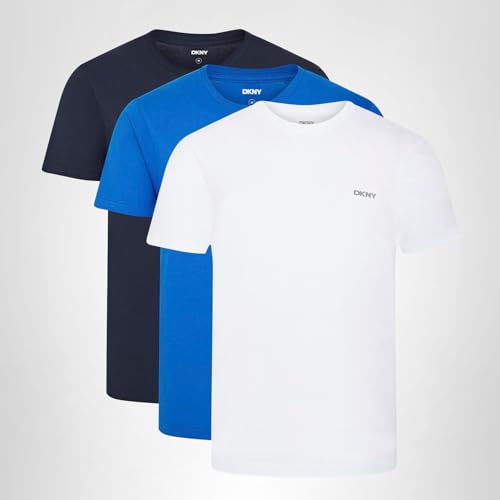 Thumbnail 7 de DKNY Giants 3pk T-Shirts Navy/White/Blue, L
