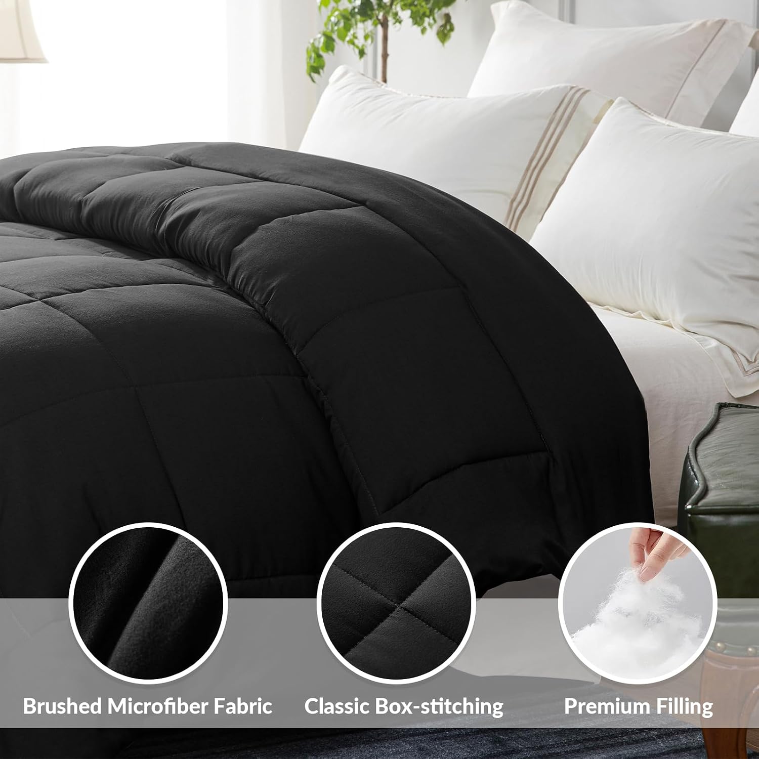 Detalle de Reversible duvet 7.5 tog, 200 x 200 cm
