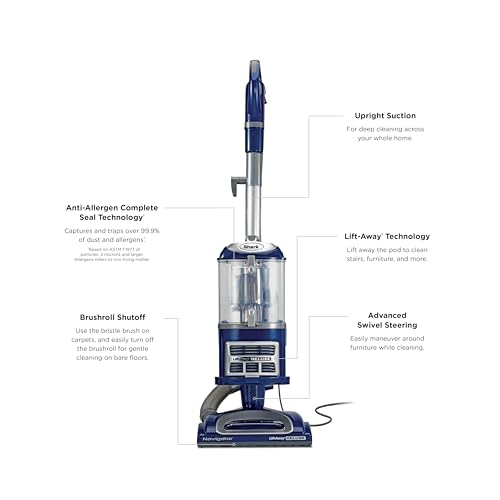 Thumbnail 7 de Shark Navigator Lift-Away NV360: Powerful Pet Hair Removal for Carpet and Hard Floors