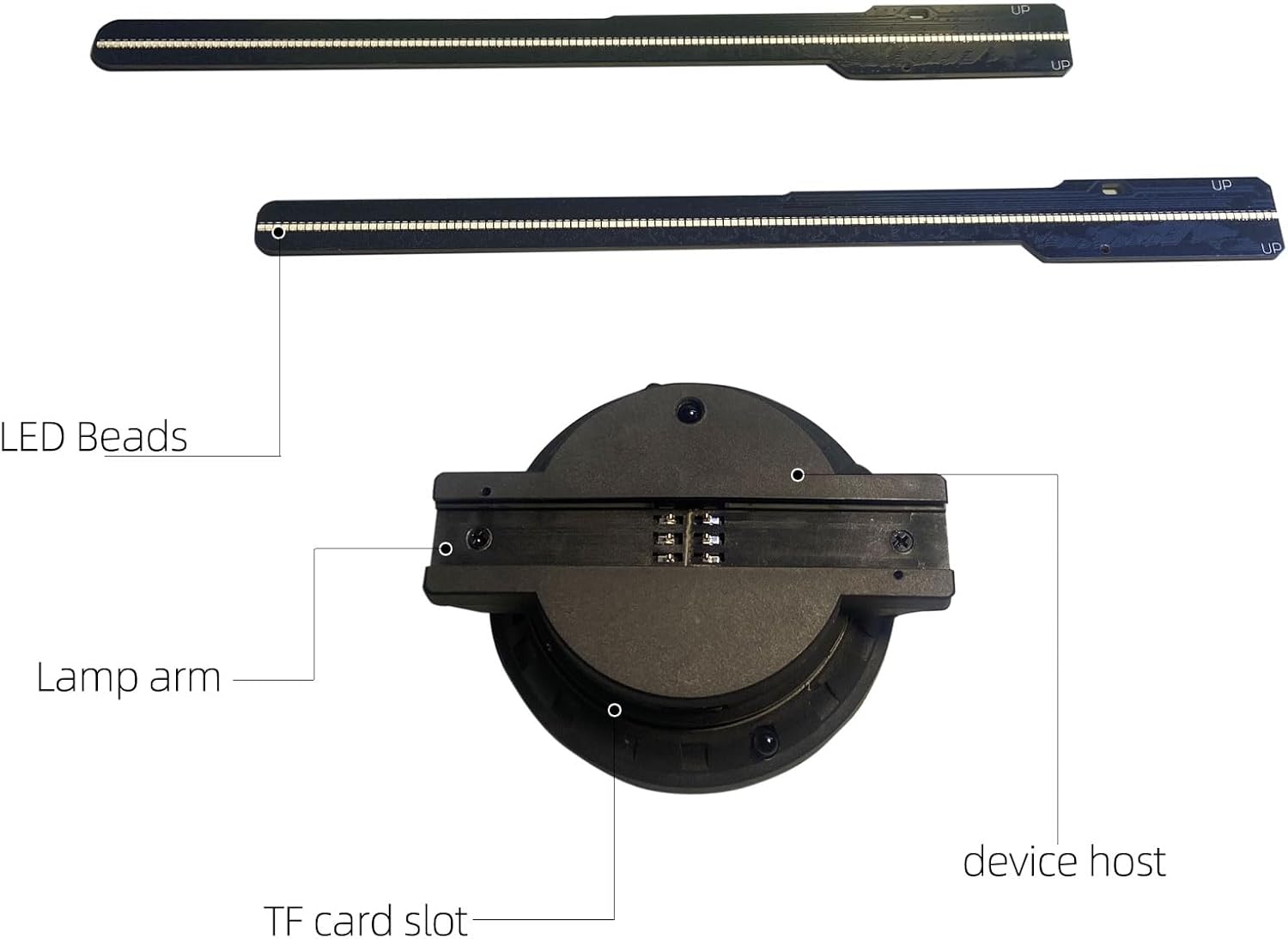Thumbnail 6 de Missyou MS50D2 19.7-inch hologram fan for displays