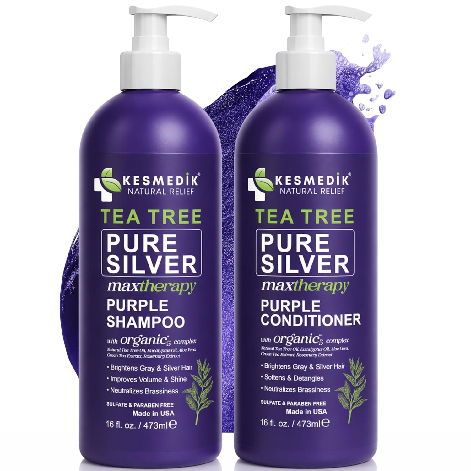 Detalle de Tea Tree Purple Shampoo Set