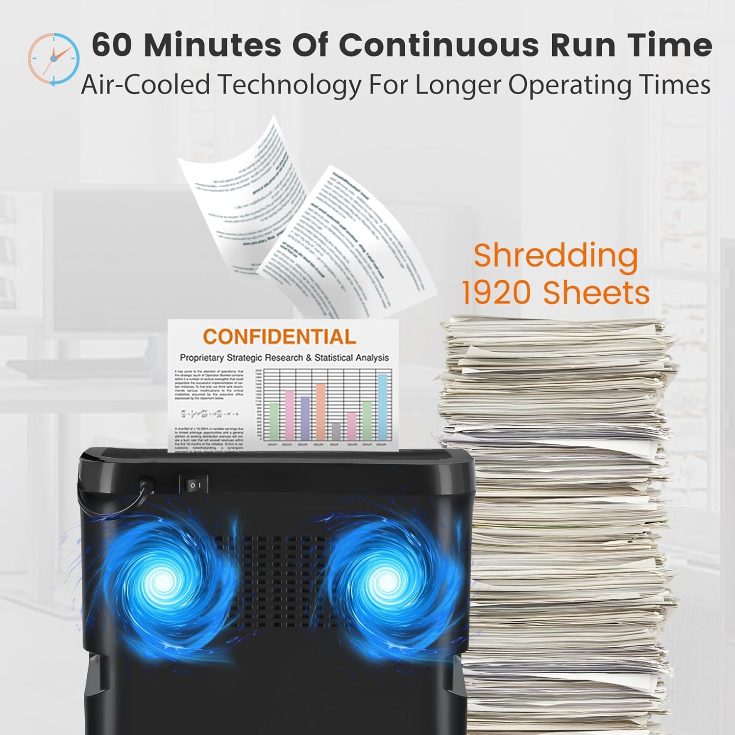 Thumbnail 6 de VidaTeco Mirco-Cut 18‑sheet shredder P‑4 🗑️