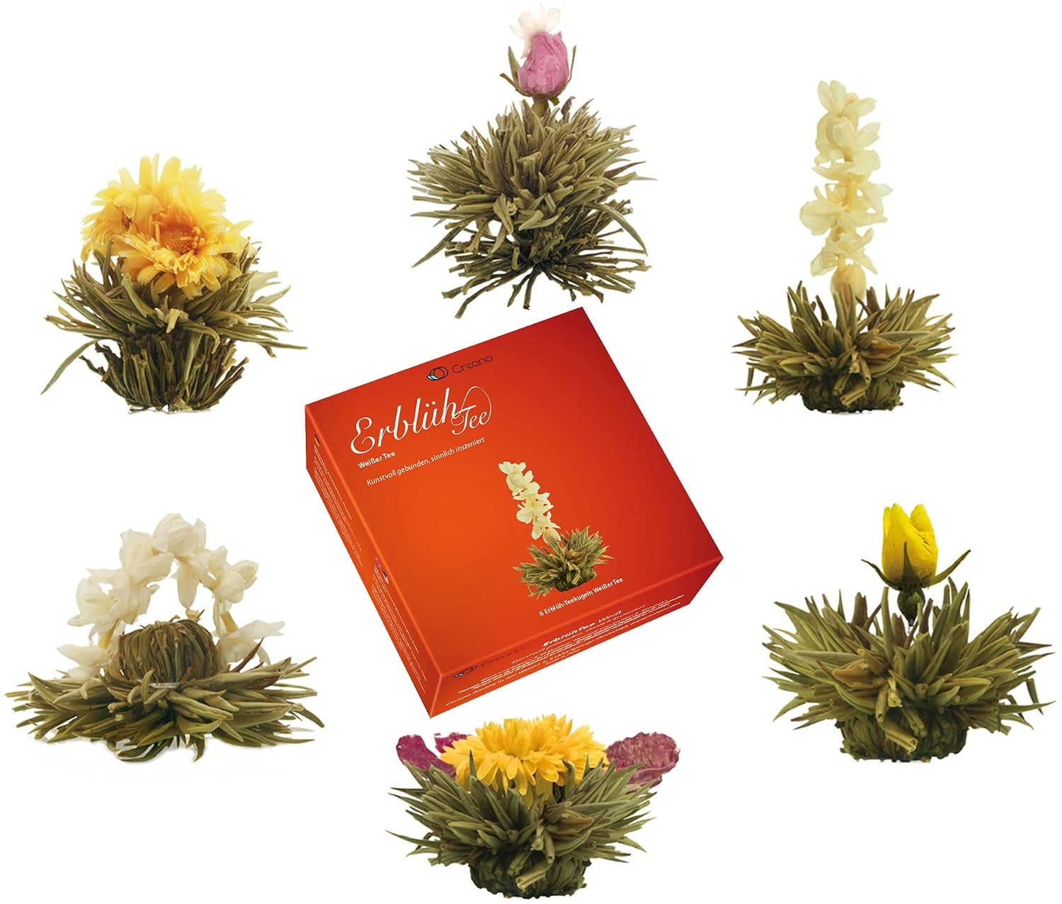 Thumbnail 6 de Creano Teeblumen Geschenkset mit 500 ml Glaskanne