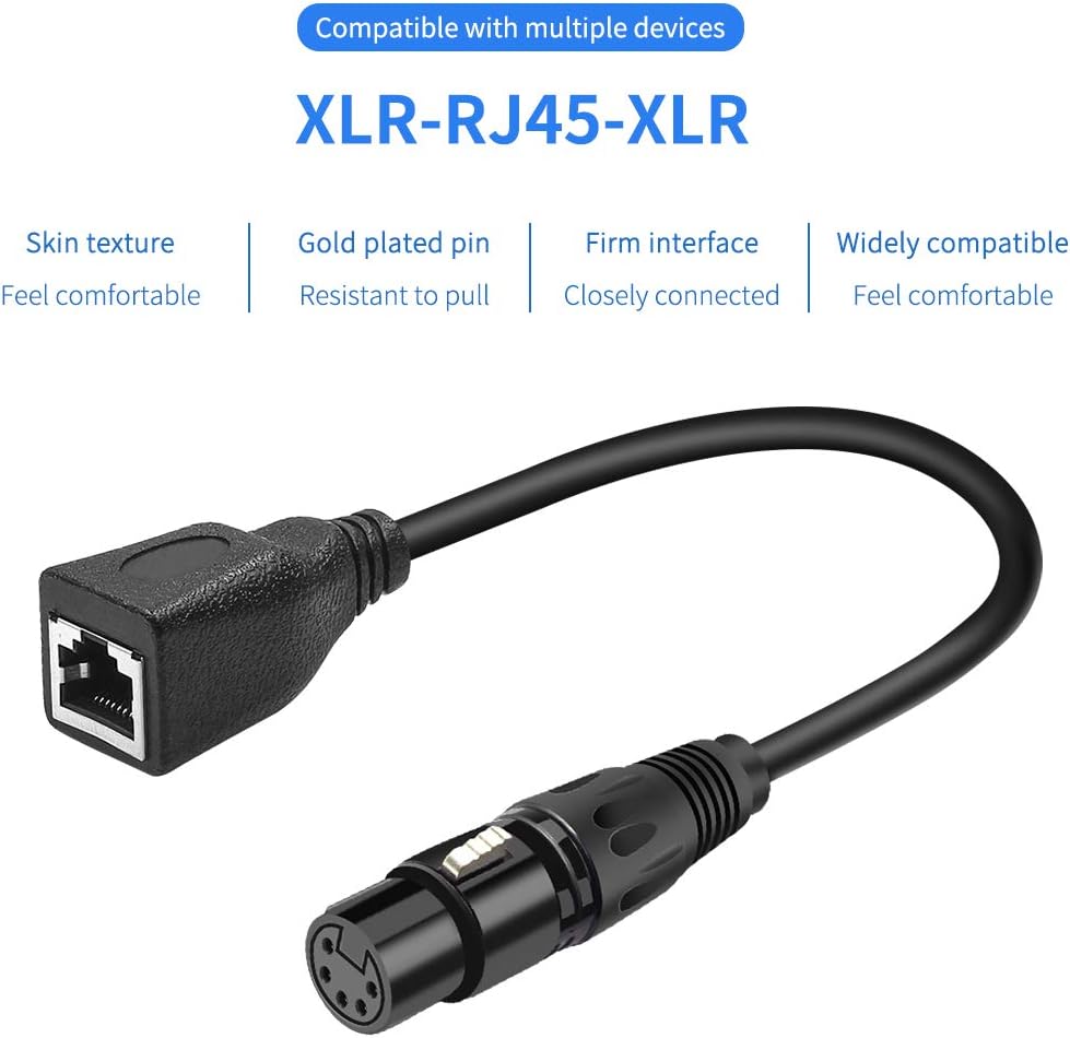 Detalle de SiYear DMX adapter cable, 30 cm