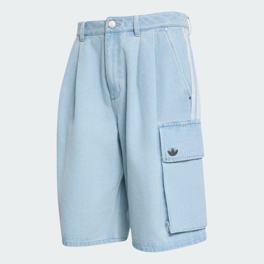 Detalle de Pantalón corto denim cargo Adidas Adilenium Temporada 5 – azul
