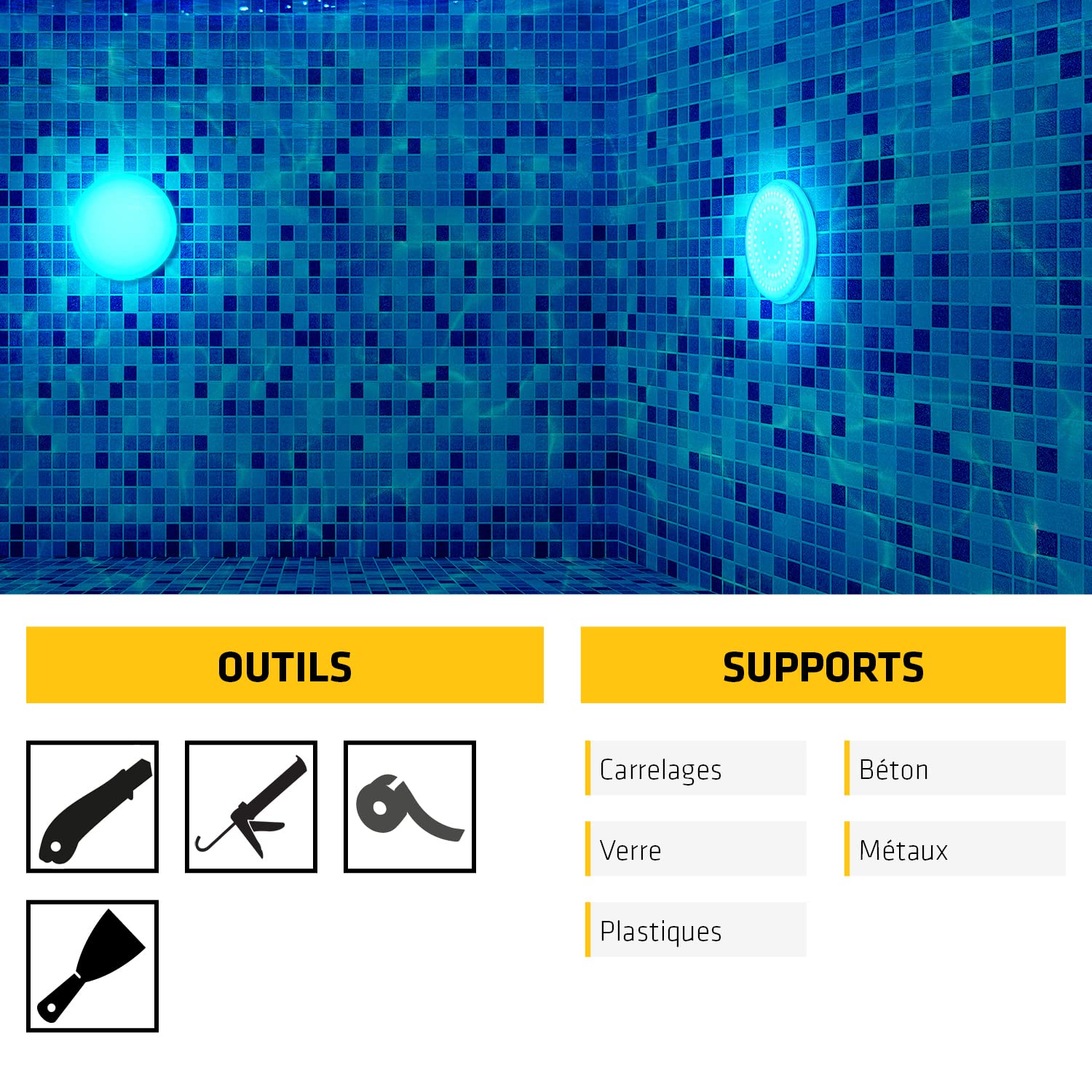 Thumbnail 4 de SikaSeal-163 Mastic Silicone spécial immersion – Jointoiement piscine et bassins blanc (300 ml) par SIKA