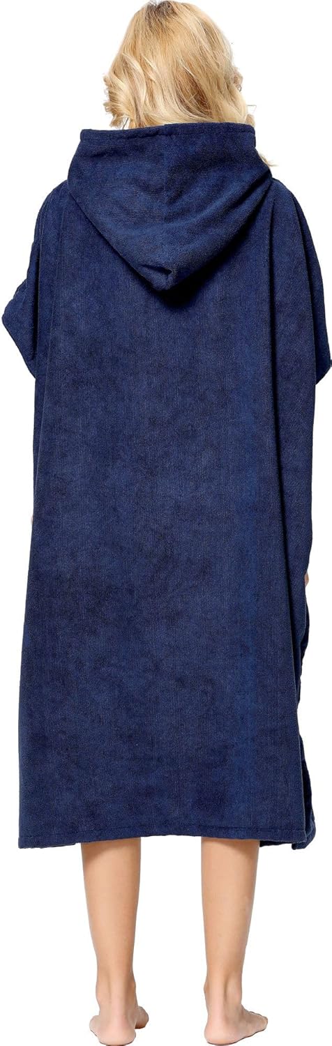 Thumbnail 2 de Poncho Robe Cressi Blue Navy L/XL 92x118 cm – Peignoir polyvalent pour activités nautiques