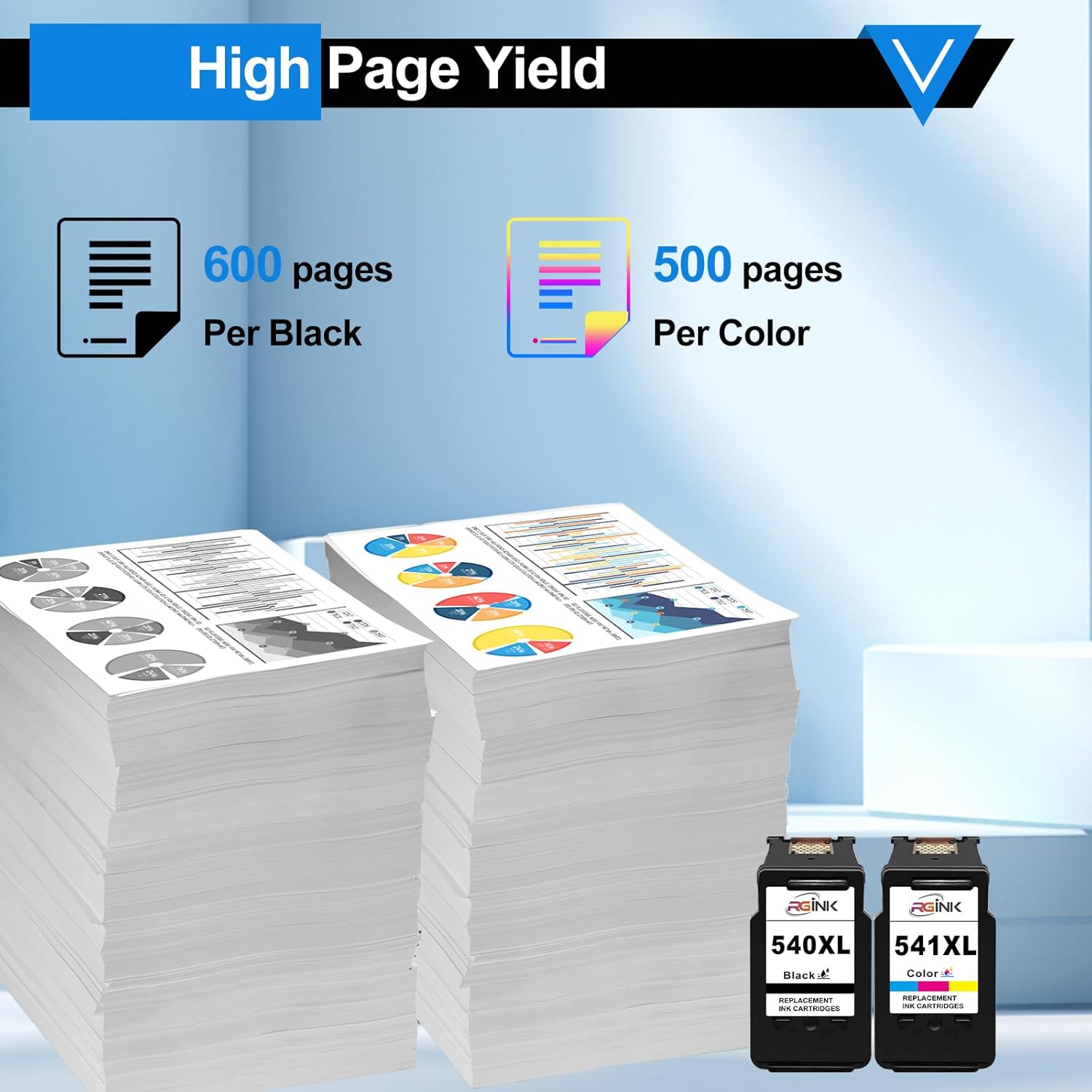 Thumbnail 2 de Canon 540XL 541XL Twin Pack ink cartridges 🖨️