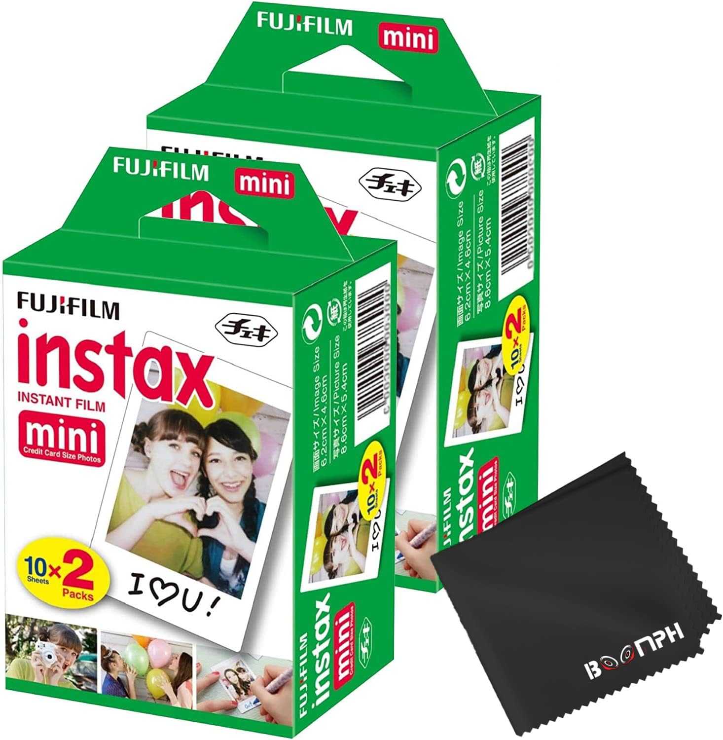Thumbnail 3 de Fujifilm Instax Mini Film (20 Shots Total) — 10 Sheets x 2, for Instax Mini Cameras