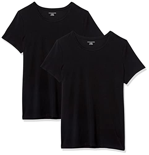 Detalle de Amazon Essentials Camiseta manga corta mujer L, pack 2