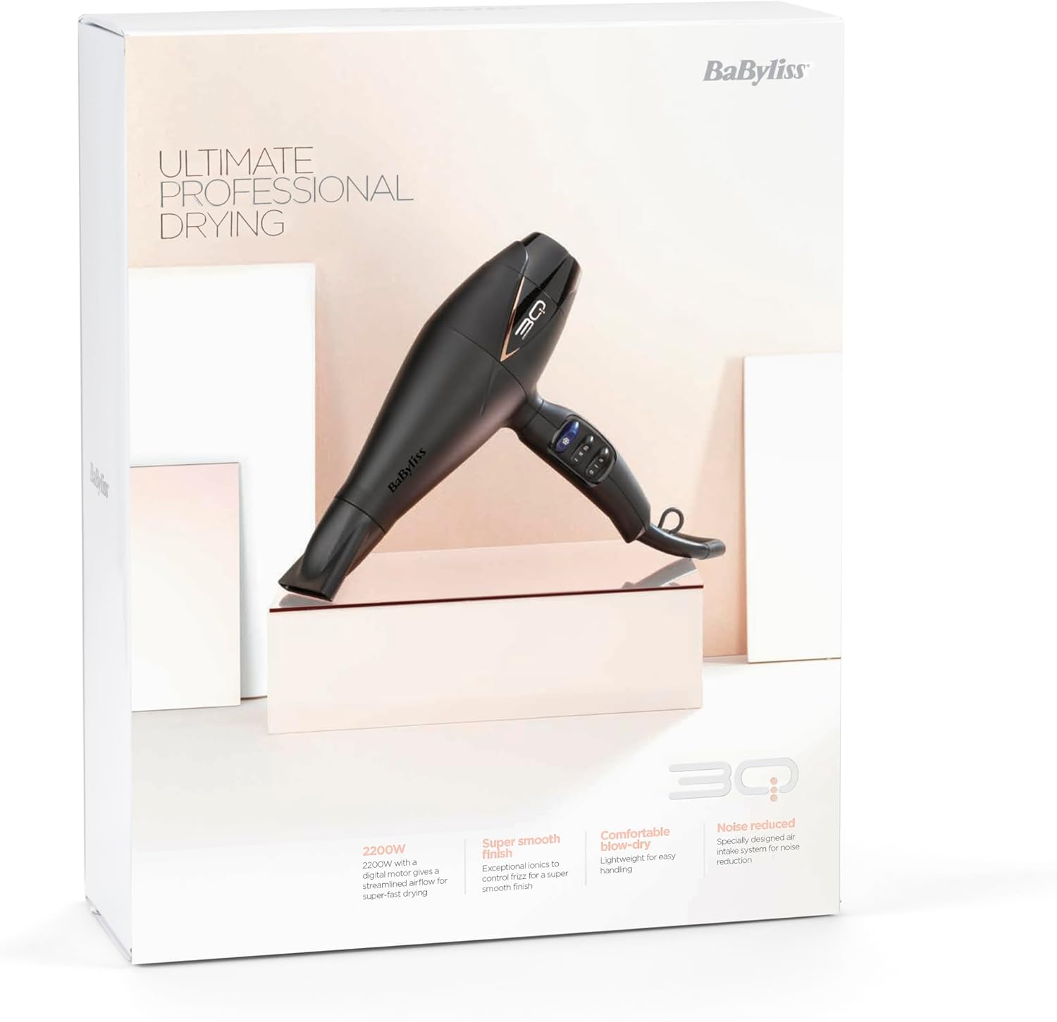 Thumbnail 6 de BaByliss Professional 3Q Hair Dryer 5665U (2200W) – ultra-lightweight 3 heat & 2 speed with ionic frizz control