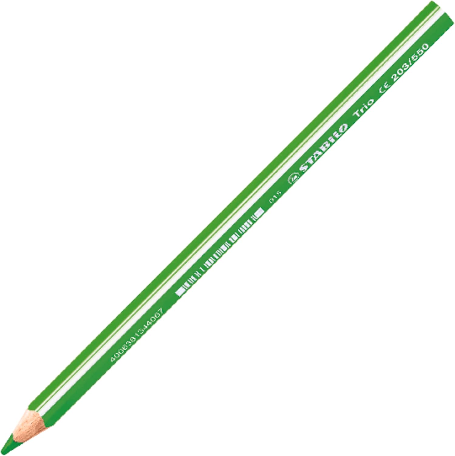 Detalle de STABILO Trio thick - Matita colorata triangolare con astuccio da 18: colore, comodità e ordine per l'apprendimento creativo