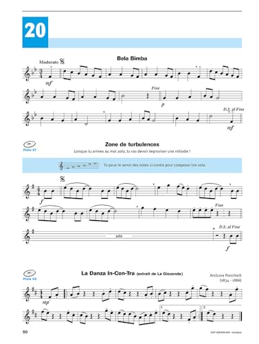 Detalle 2 de Écouter, lire & jouer Volume 1 – Méthode de Hautbois (De Haske Publications)