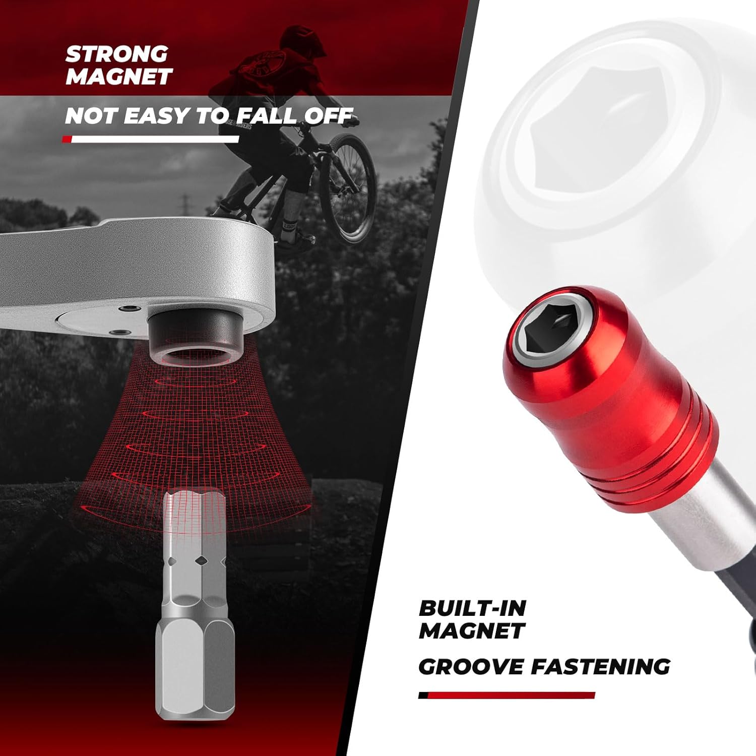 Thumbnail 3 de ROCKBROS set chiavi a cricchetto da 72 pezzi, cassetta portatile con 10 punte e leve per pneumatici