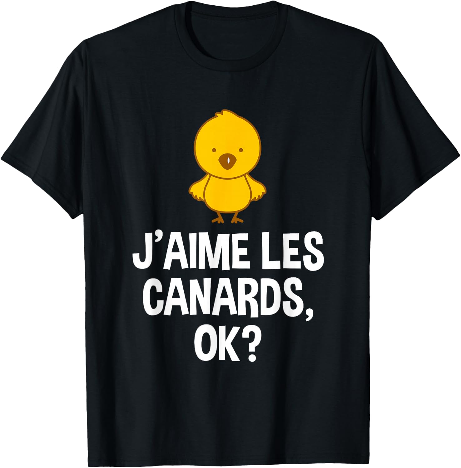 Detalle de T-shirt canard Amoureux des Canards