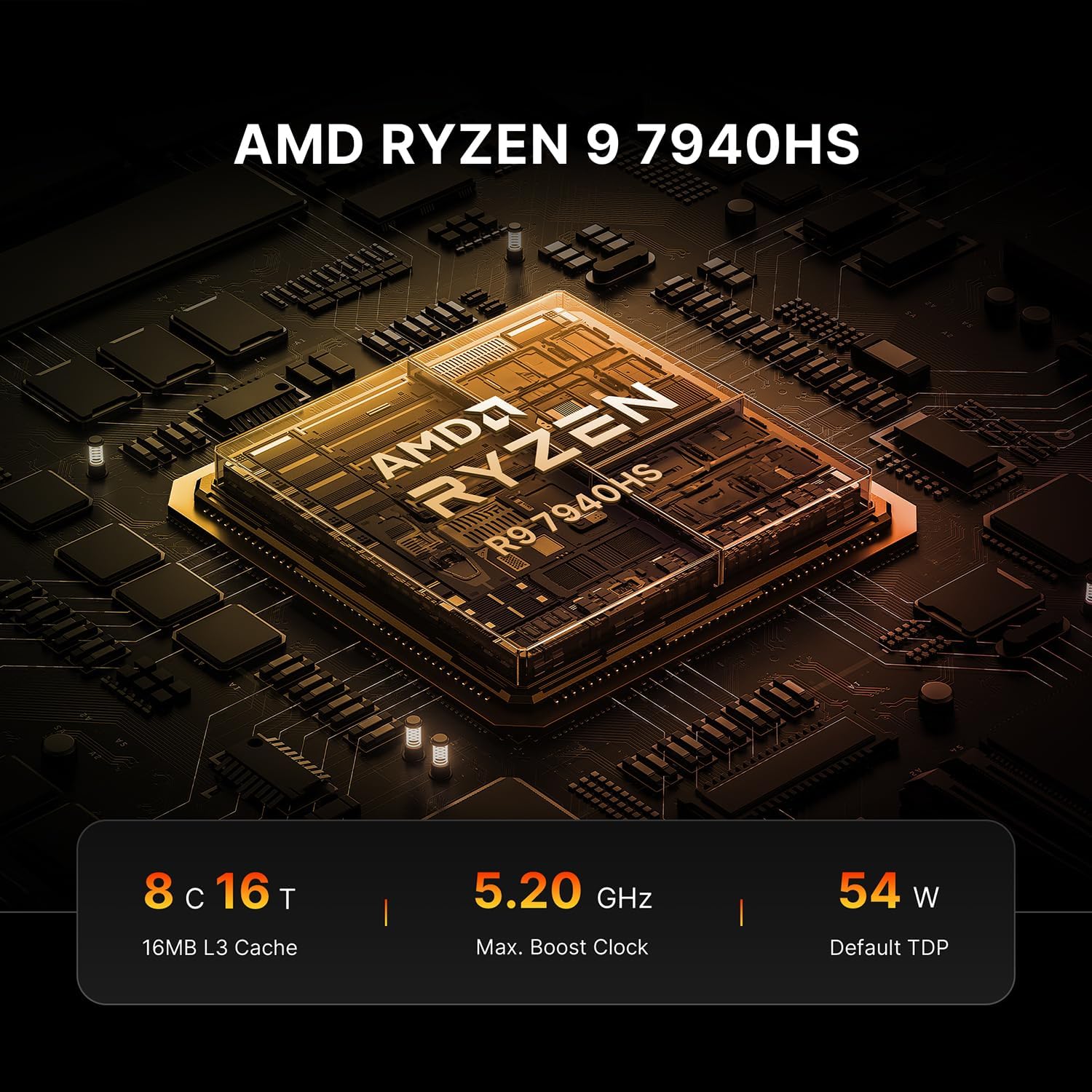 Detalle 2 de BOSGAME P3PRO Gaming Mini PC Ryzen 9 7940HS (8C/16T, 5.2GHz) Review