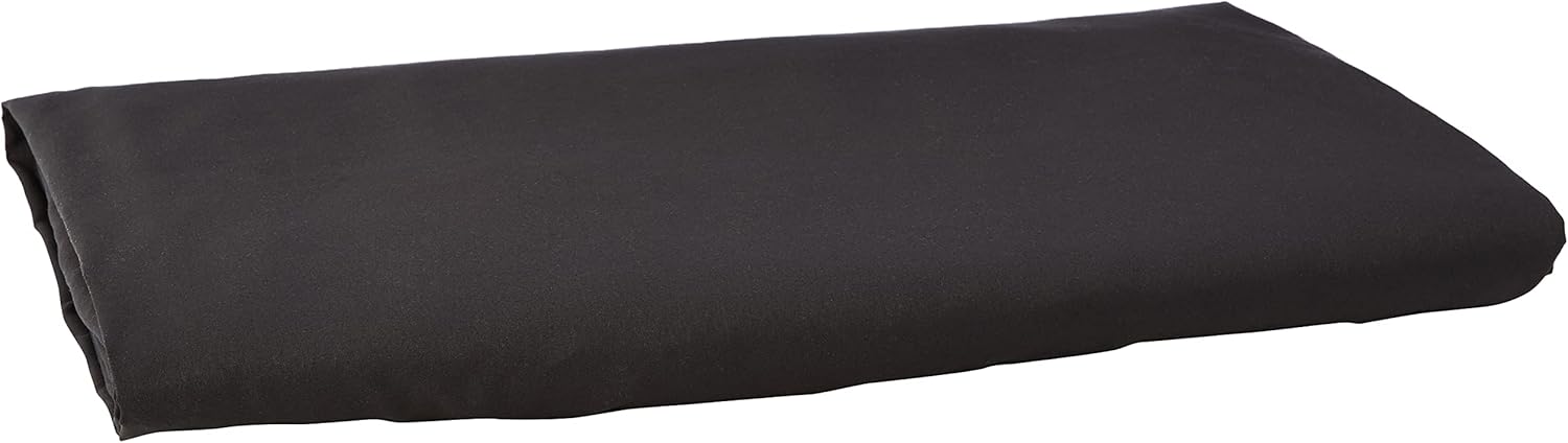 Detalle de Amazon Basics Soft Microfibre Single Fitted Sheet – 90 x 190 cm, 12" Deep Pocket, Dark Grey