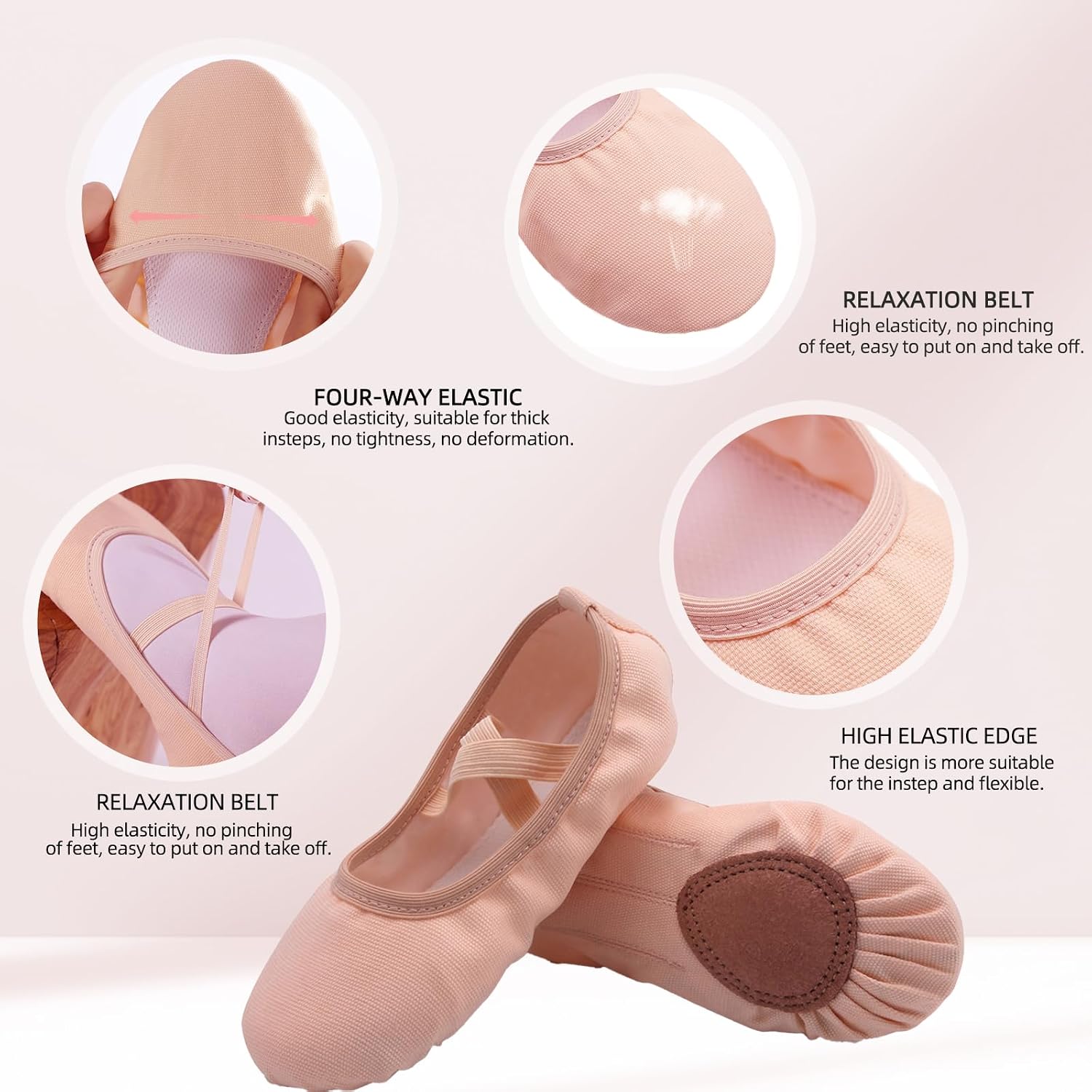 Thumbnail 4 de Uniuni Zapatillas Ballet transpirable para mujer y niña