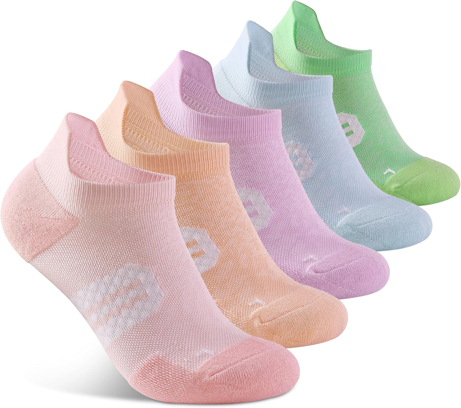 Detalle de Trainer Socks for Men and Women: Cotton Sports Socks with Non-slip Ankle Support