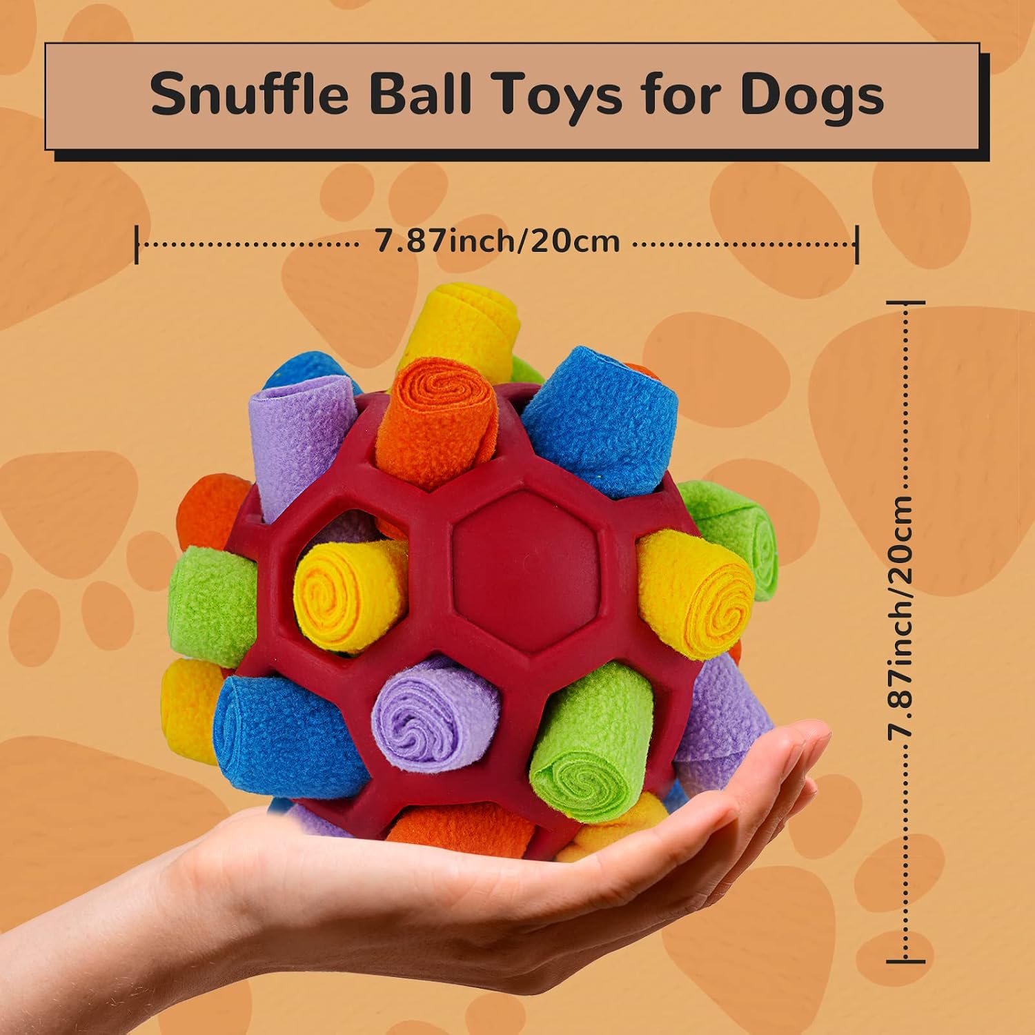 Detalle de Larimuer Schnüffelball 7,87" für Hunde