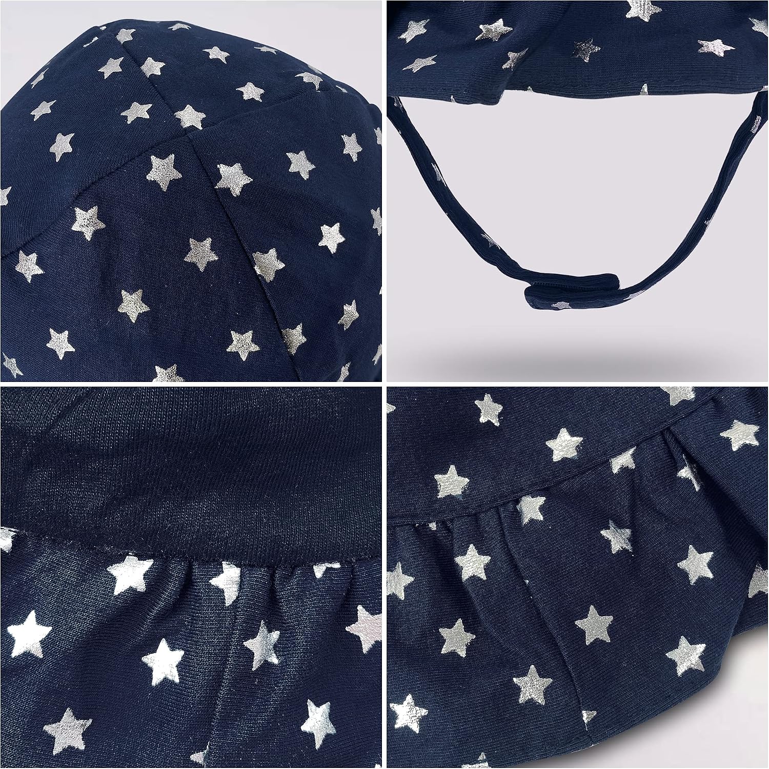 Detalle de Baby Sonnenhut Mädchen Faltbar 48–54 cm