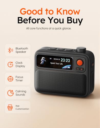 Thumbnail 7 de Divoom Flowtoo White Noise Machine, Bluetooth Speaker & Alarm Clock