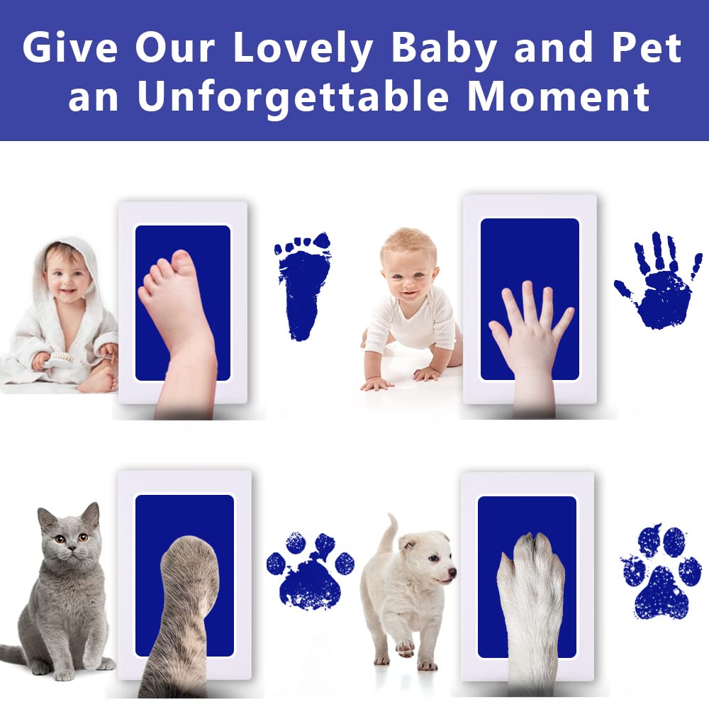Thumbnail 5 de Vicloon Baby Abdruck Set – Hand- und Fußabdruck mit Clean-Touch Technologie, 3x Stempelkissen und 6 Druckkarten