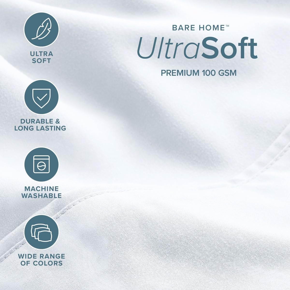 Thumbnail 2 de Bare Home Hotel Luxury Full XL Sheet Set - Extra Soft, 6-Piece with Deep Pockets
