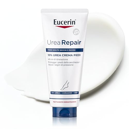 Detalle de Eucerin Urea Repair Crema Piedi 10% 100 ml – idratazione profonda per talloni screpolati