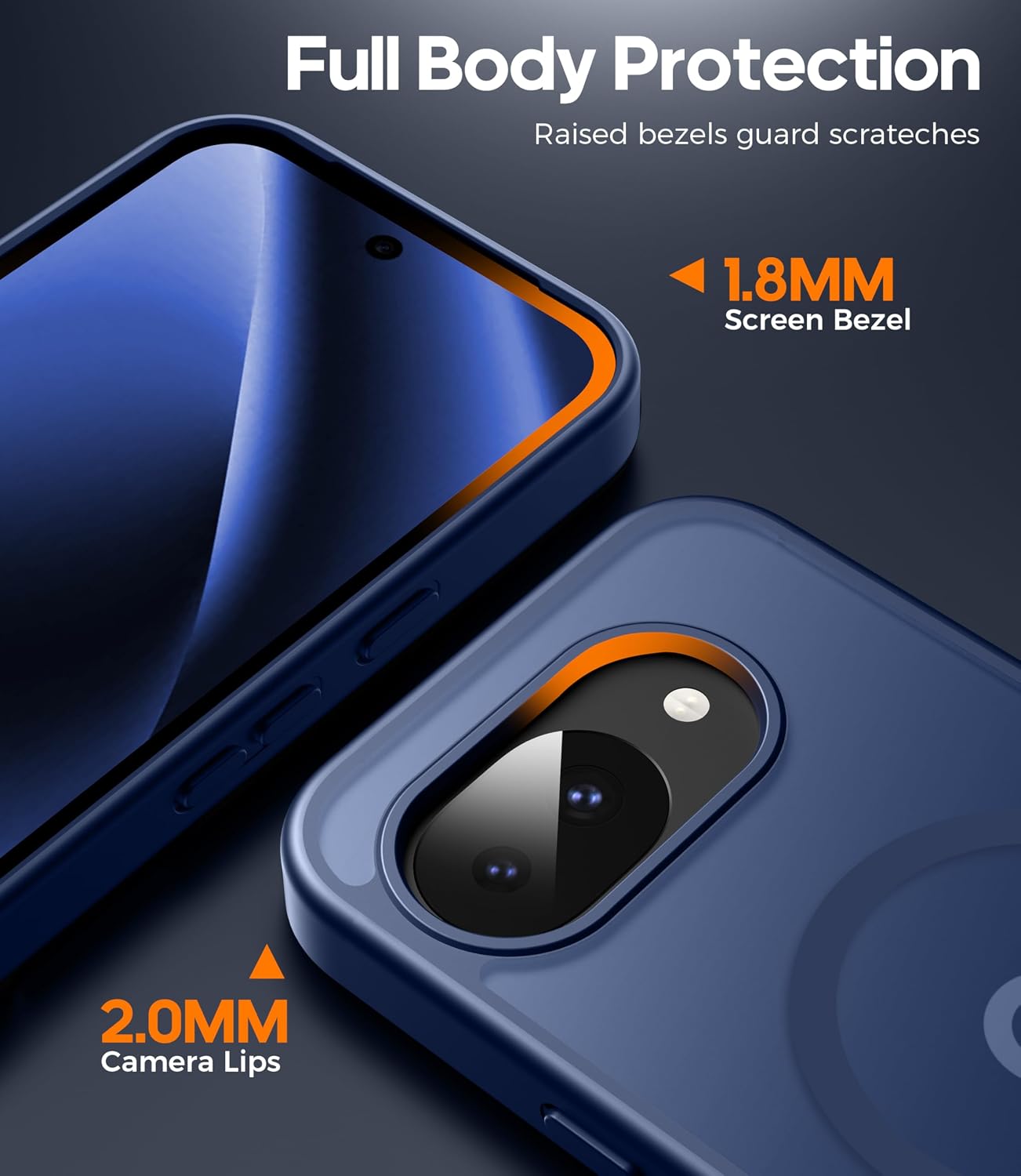 Detalle de Opkiegrn Pixel 10a 5G Case with 2 Screen Protectors and MagSafe Compatibility
