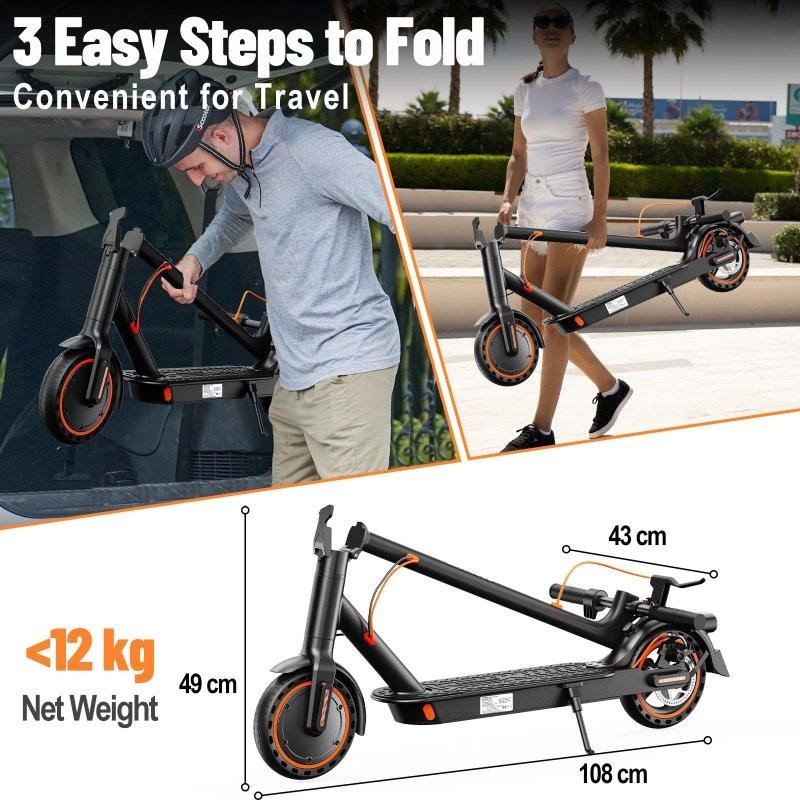 Thumbnail 1 de Patinete eléctrico Todimart T3 350W: movilidad urbana ágil y sin pinchazos