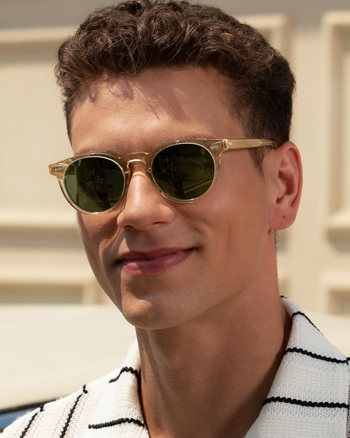 Thumbnail 1 de CARFIA CA5506 Polarised round sunglasses UV400 🕶