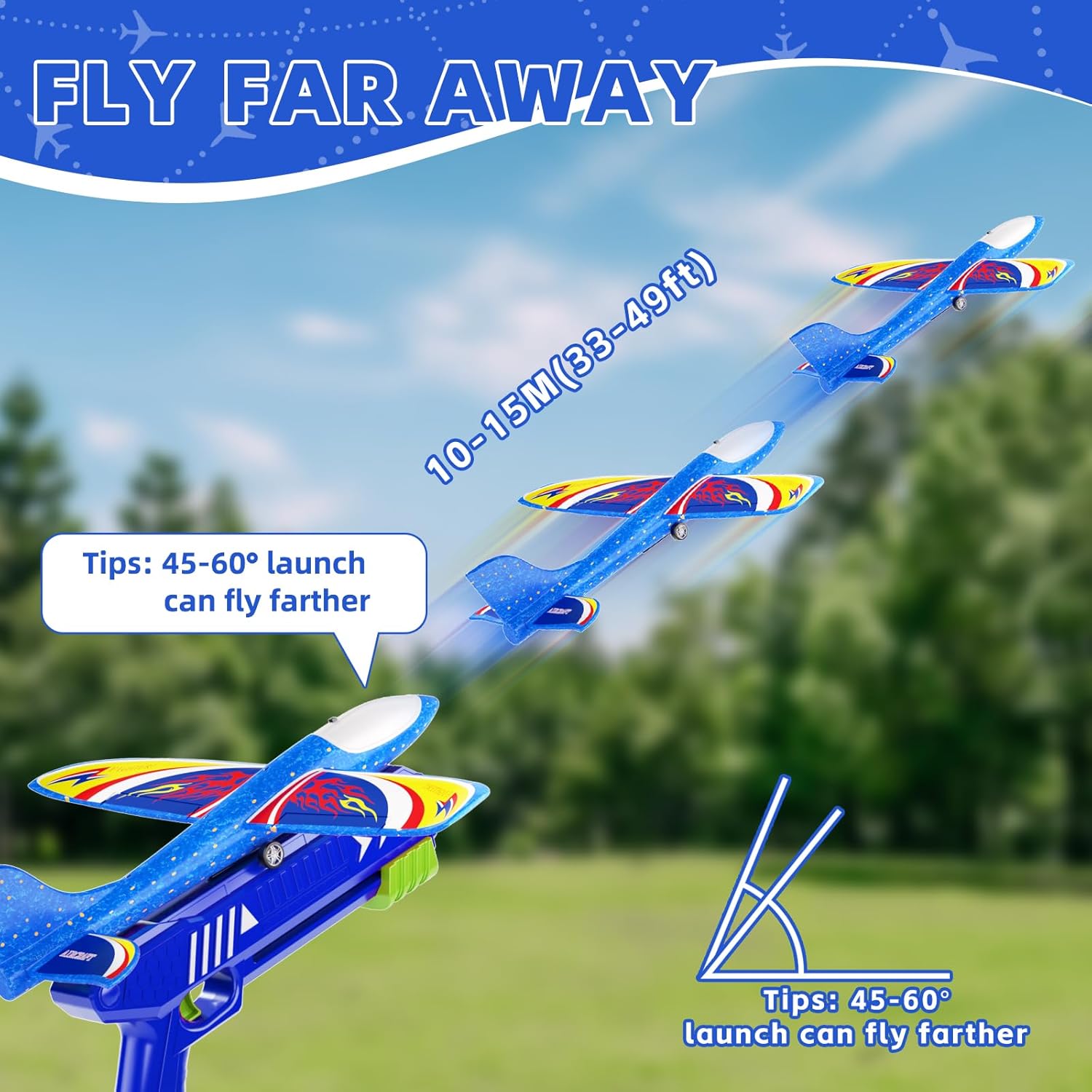 Thumbnail 3 de Doloowee Airplane launcher toy with 3 planes