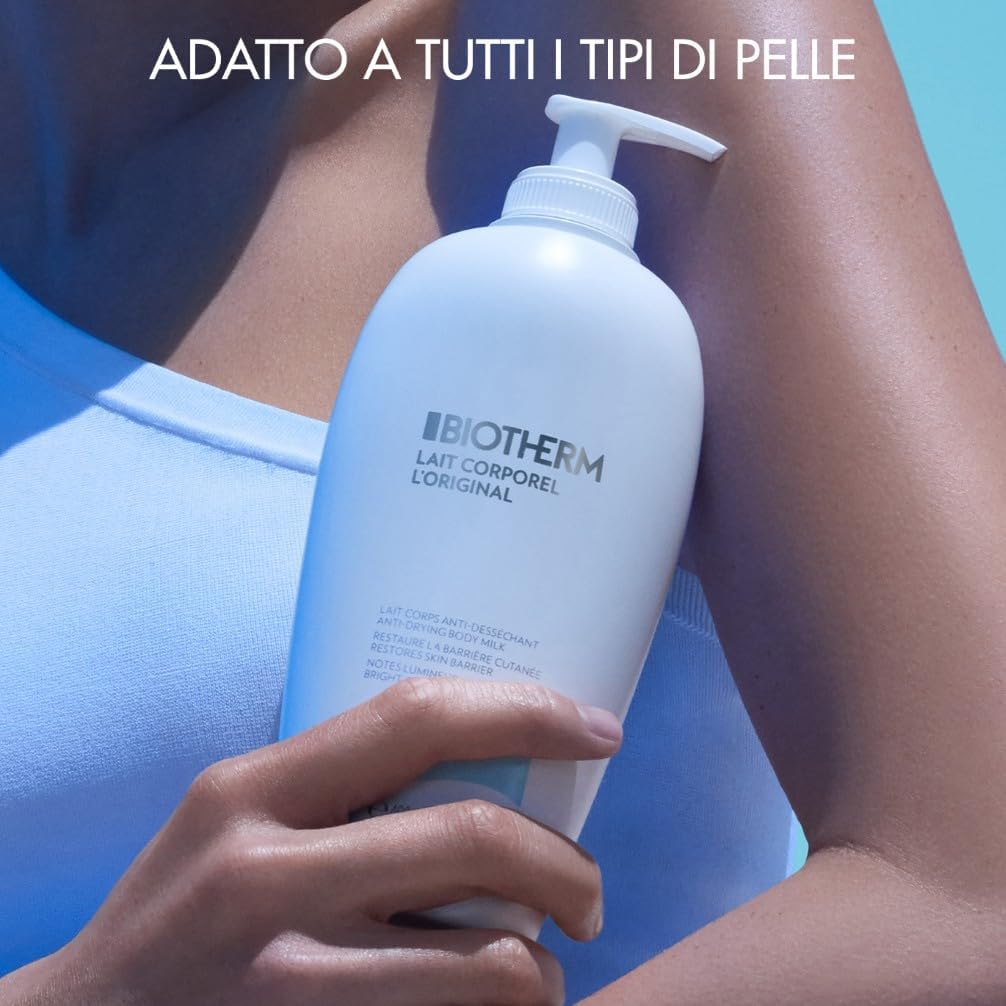 Detalle de Biotherm Lait Corporel – Latte corpo idratante intensivo anti-secchezza per pelli di tutti i tipi